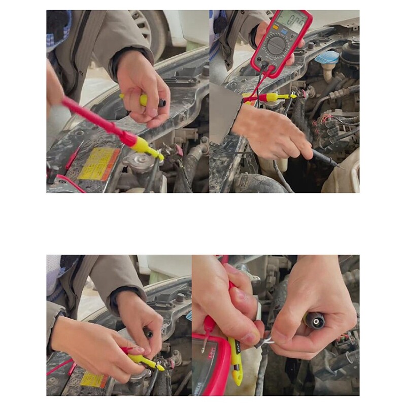 2 Pack Wire Stick Probes with Insulated Inspection of Automotive Circuits A9C3-