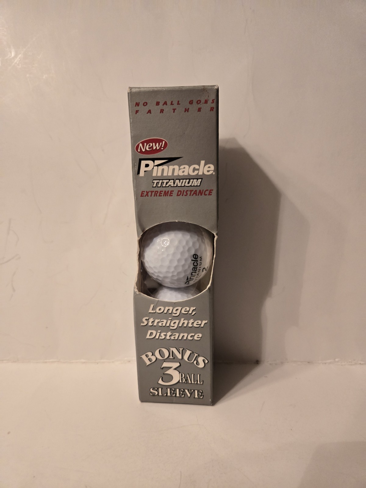 Pinnacle Titanium Extreme Distance Golf Balls  - Sleeve contains 3 balls New