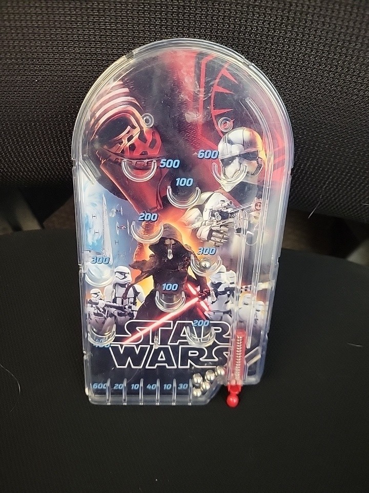 Star Wars First Order Handheld Pinball Game Machine Works