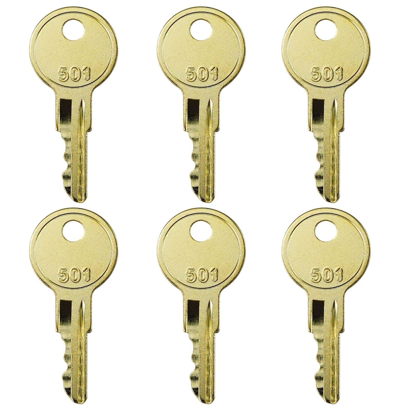 CH501 Keys Compatible with Toolbox for Truck Tool Box Lock Latch Silver
