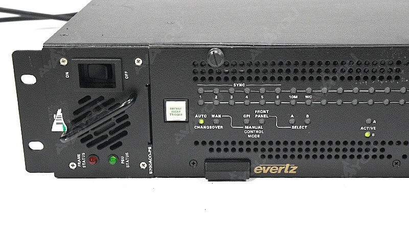 Evertz 5700ACO Automatic Changeover for 5700 IP Master Sync and Clock Generator