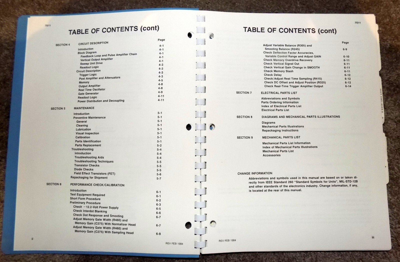 Tektronix 7S11 Sampling Unit Instruction Manual OEM 1970