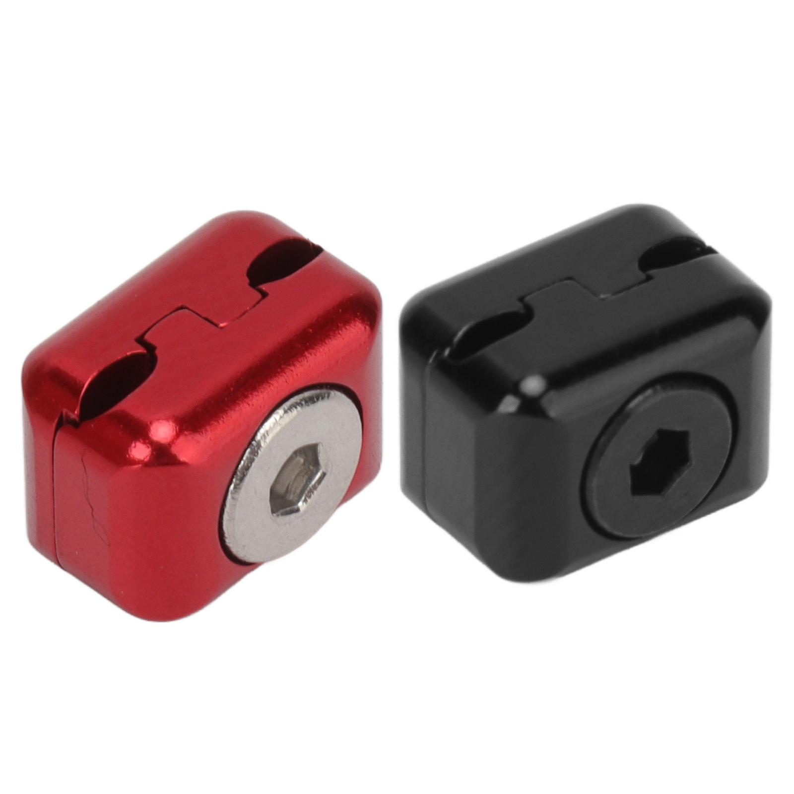black Rest Cable Clamp Buckle Metal Fastener Clip Archery Bowstring TA