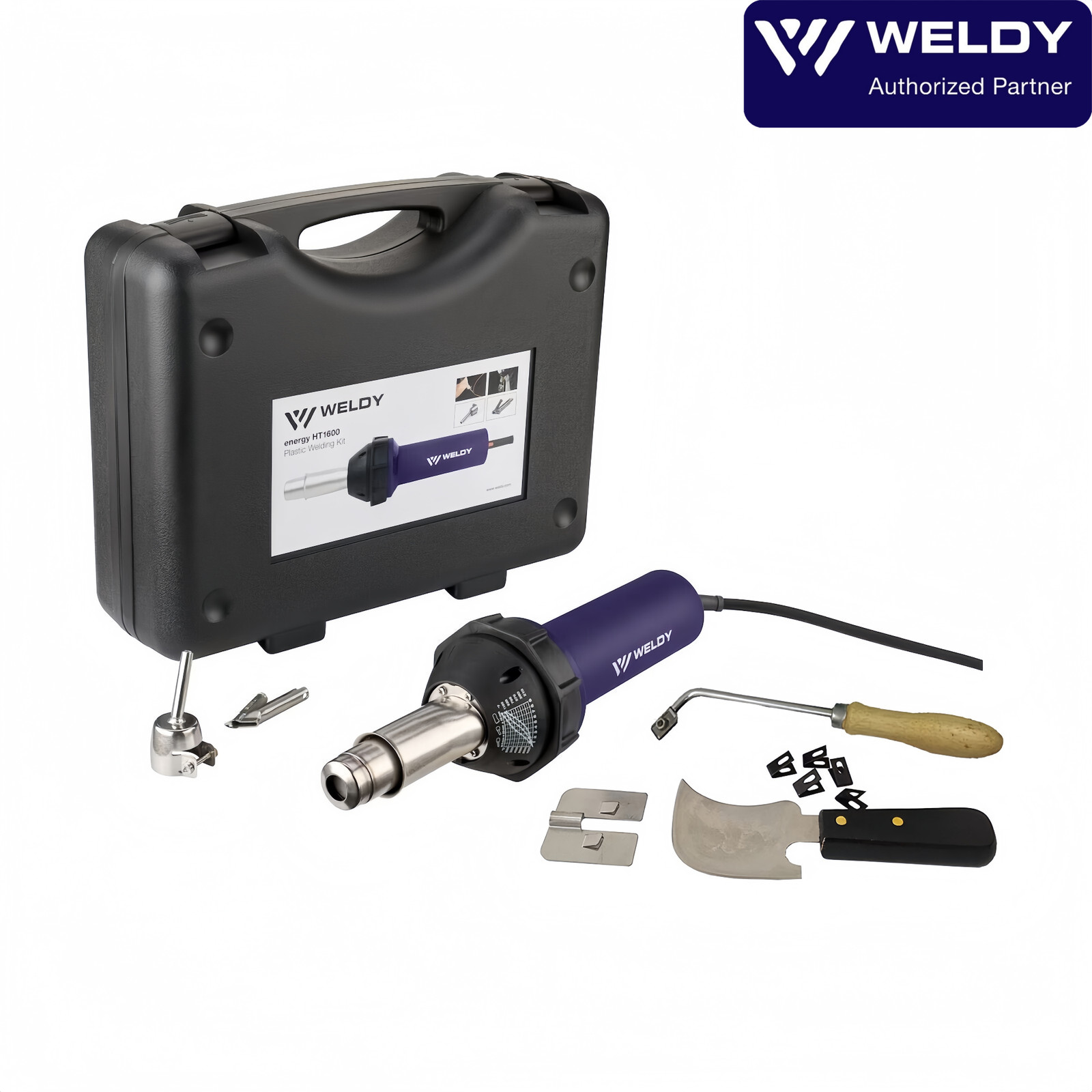 Weldy 1600W Hot Torch Plastic Air Welding Gun Welder Pistol Tool Hot Air Gun
