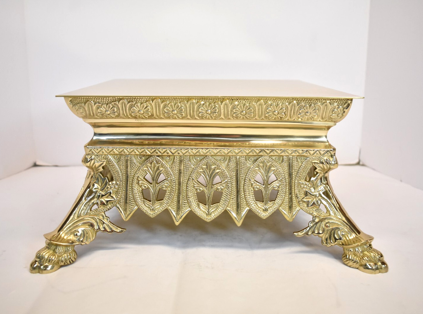 Traditional Church "Tabor" - Solid Brass Monstrance Stand #157 - Thabor