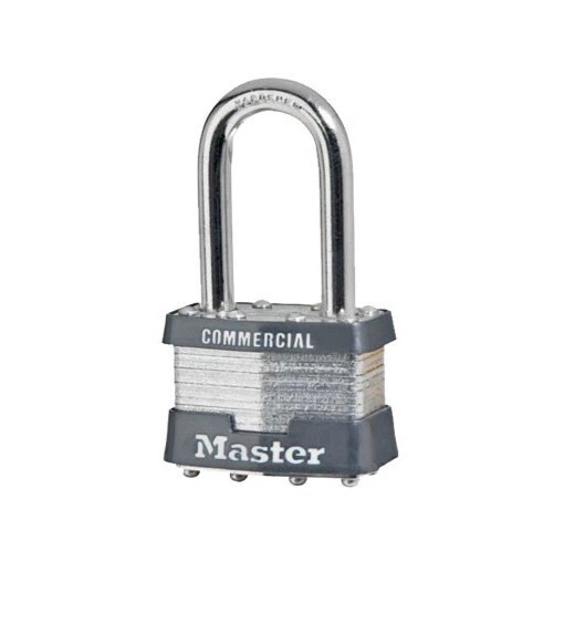 Master Lock Commercial Padlock 1KALF 1-1/2" Shackle Keyed Alike: A915