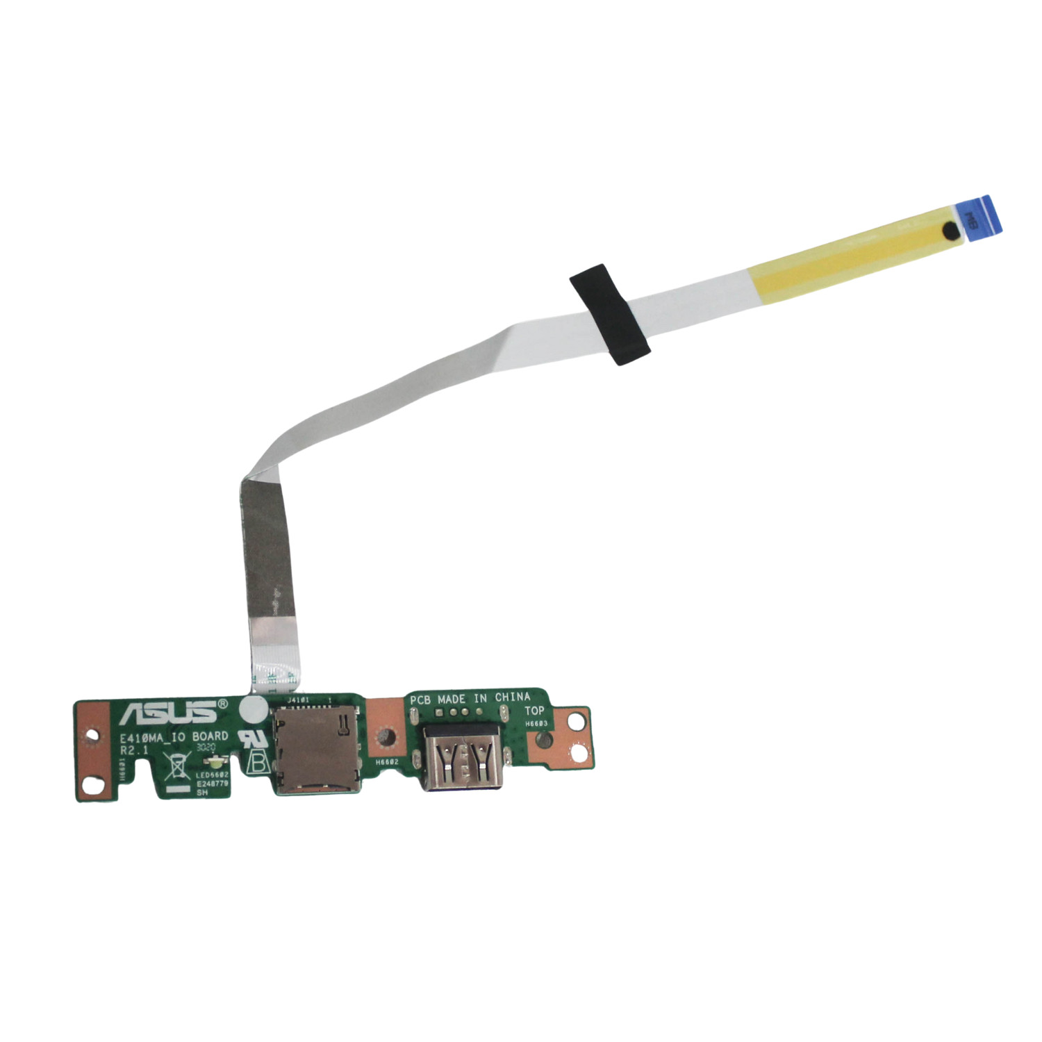 L410MA-DB04-SDBRD Asus USB Card Reader IO  PC Board W/Cable E410Ma "GRADE A"