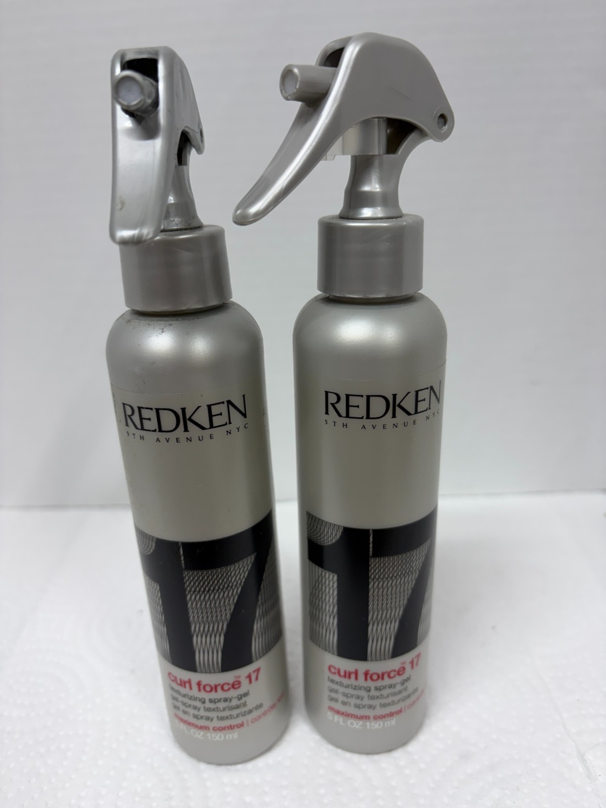 REDKEN CURL FORCE 17- 5 OZ SPRAY GEL. 2--PACK