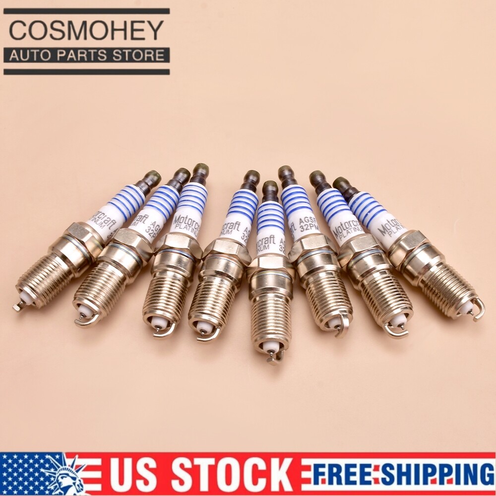 8PCS OEM Motorcraft SP-493 Platinum SPARK PLUGS AGSF32PM For Ford 4.6L 5.4L V8