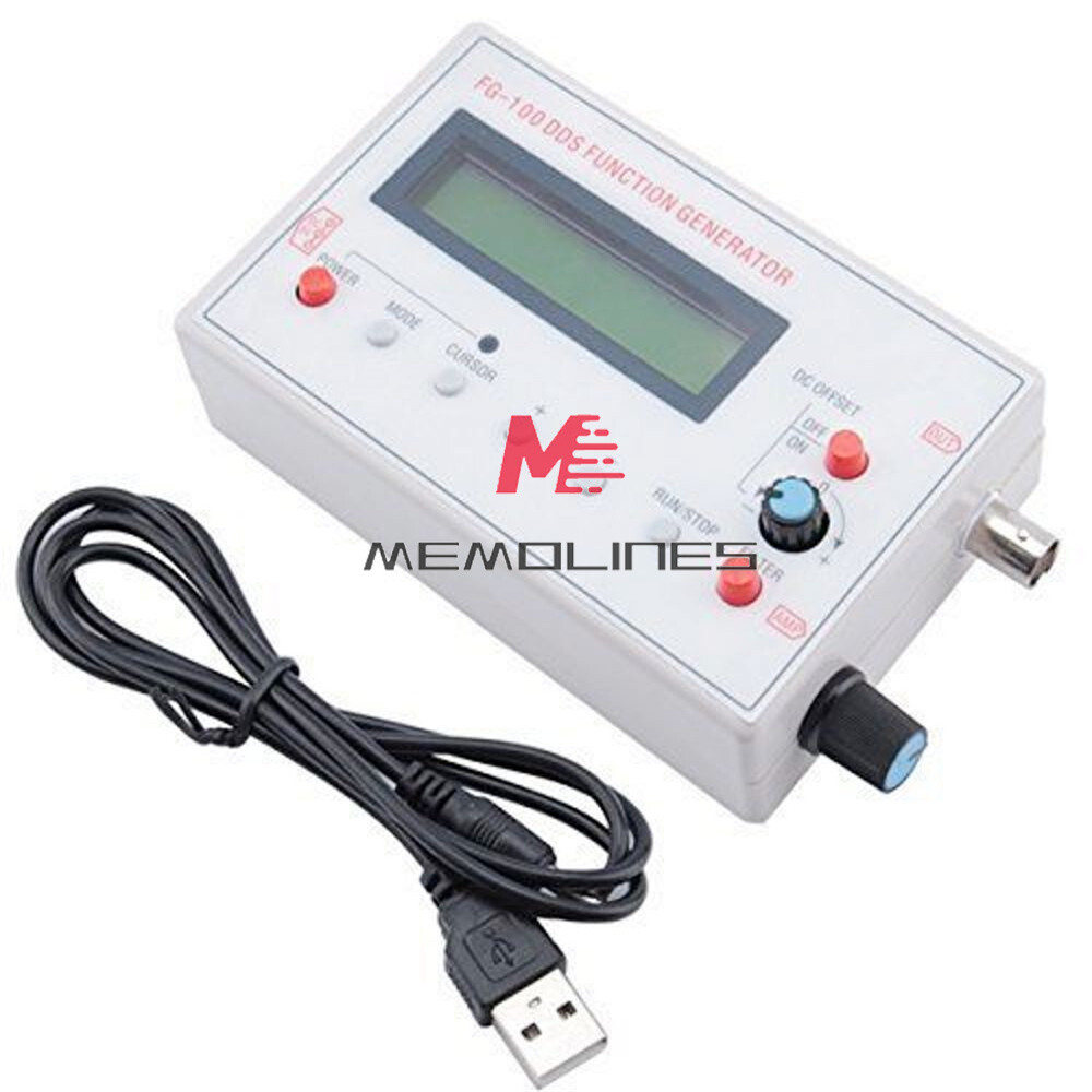 1HZ-500KHz DDS Function Signal Generator Sine+Triangle + Square Wave Frequency