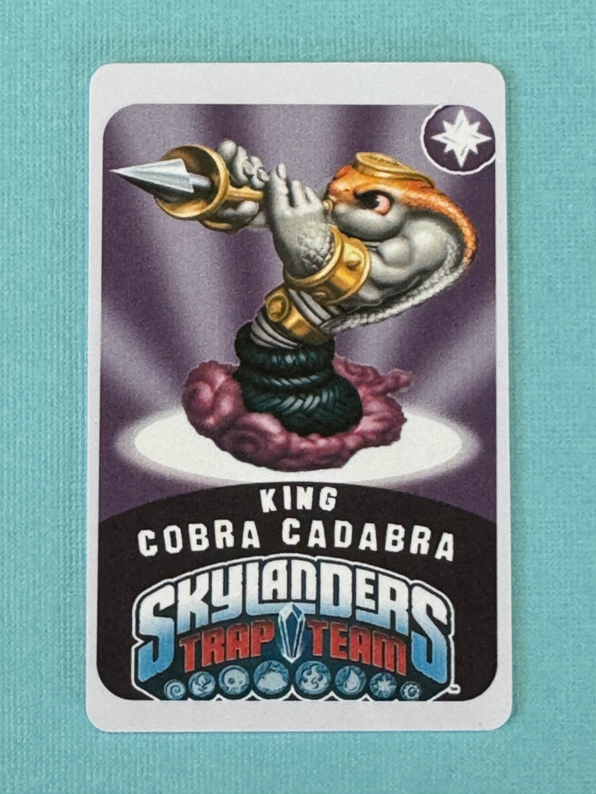 Skylanders Trap Team King Cobra Cadabra NFC Card