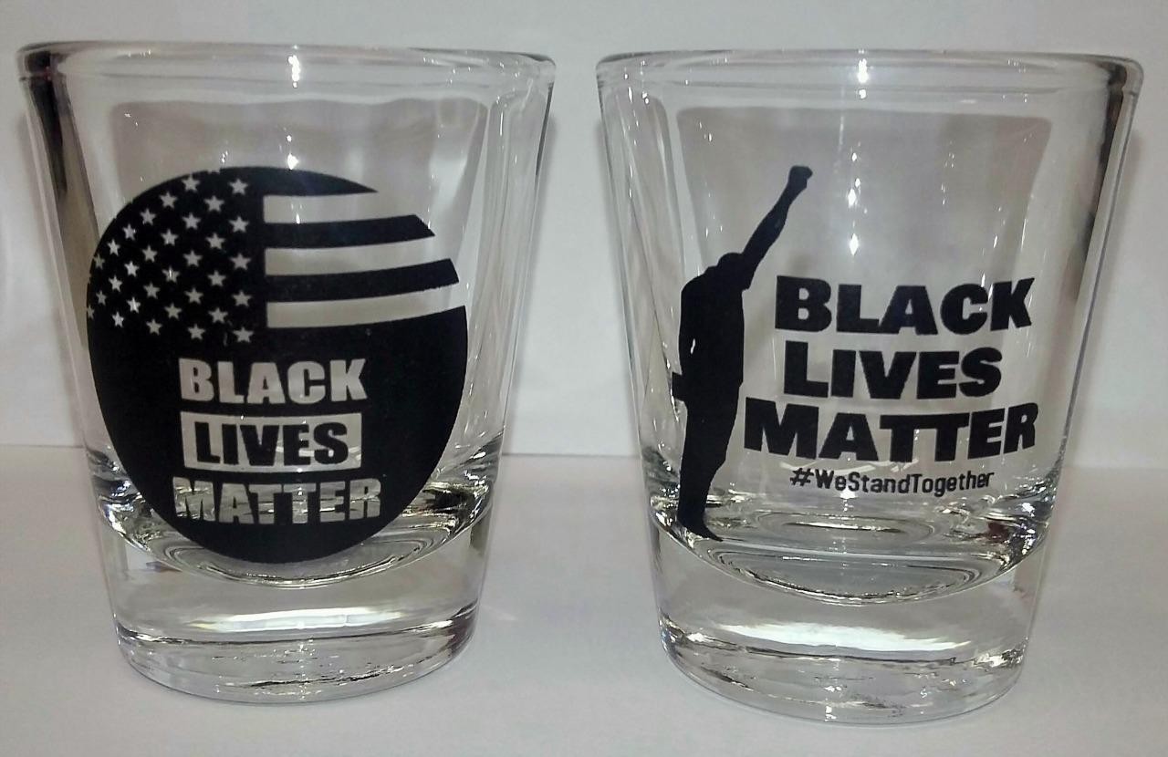 Set of 2 Black Lives Matter 1½oz. Shot Glasses