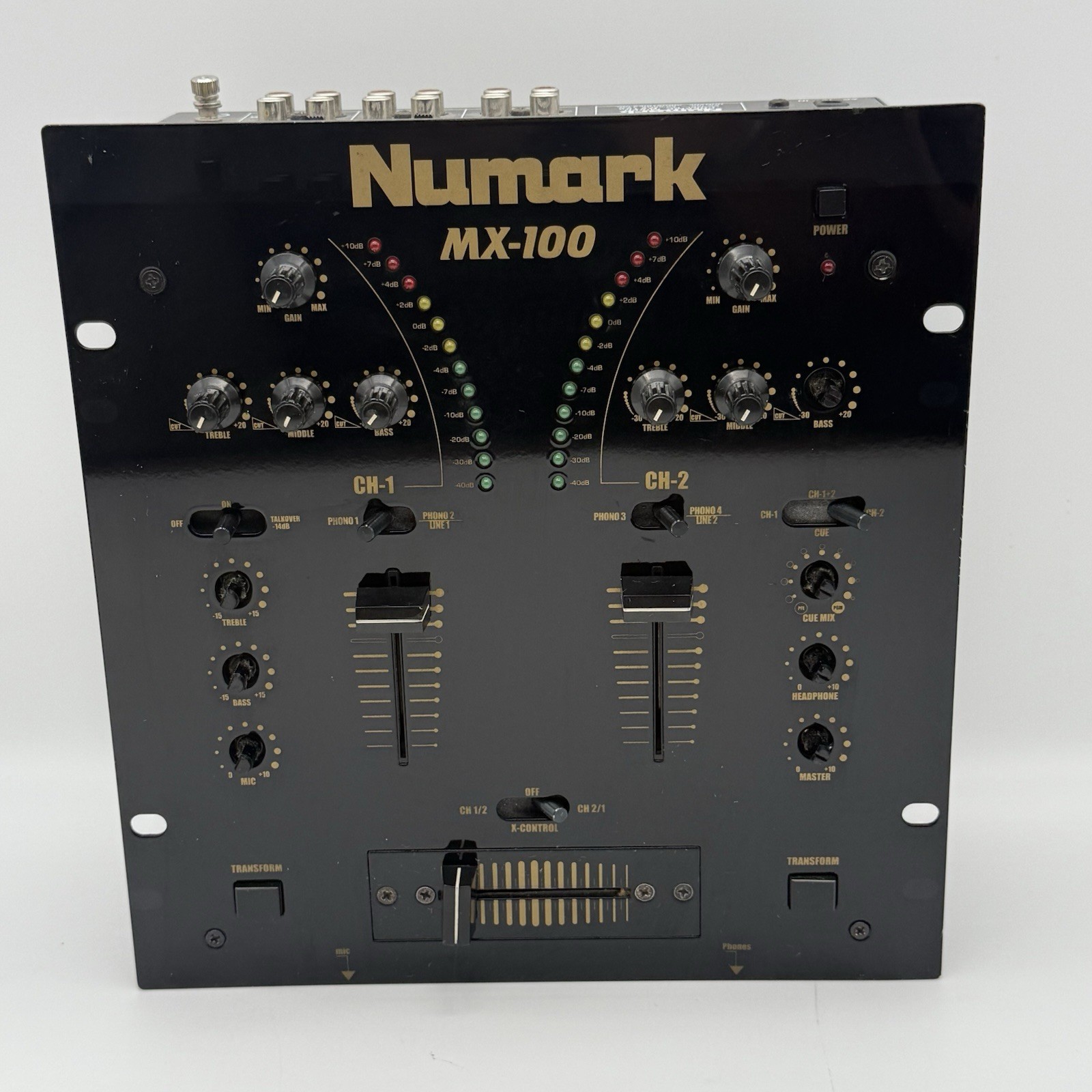 Numark MX-100 preamp mixer Parts Only **untested**