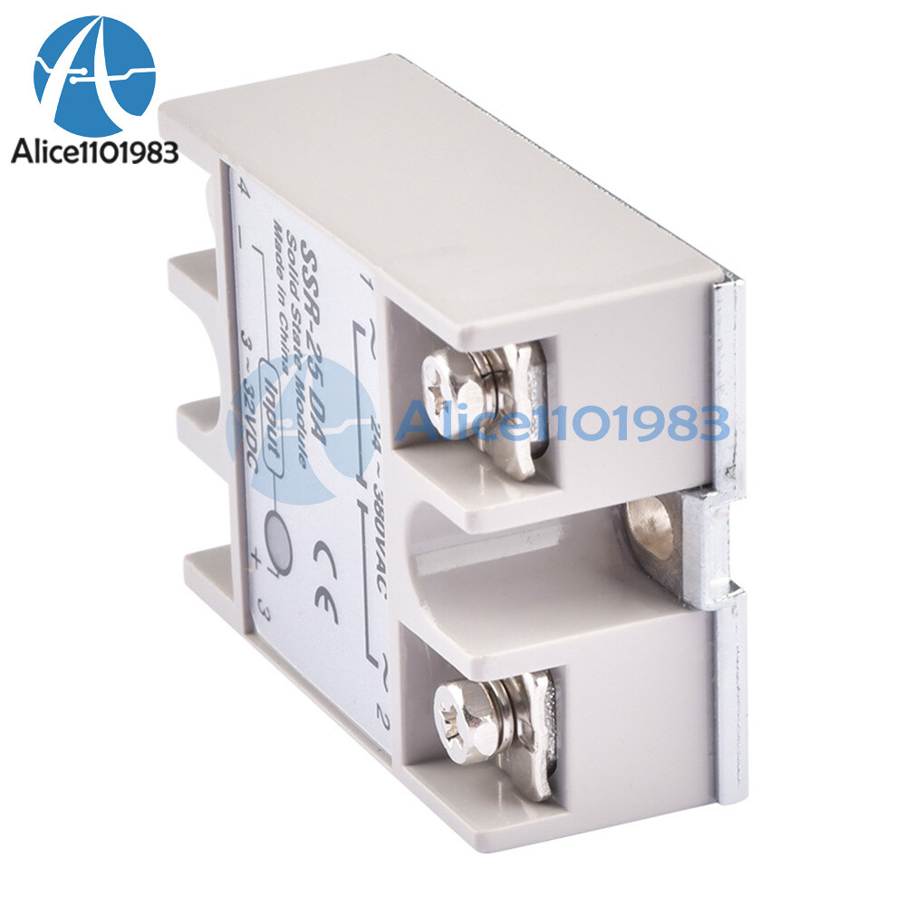 Output 24V-380V 25A SSR-25 DA Solid State Relay For PID Temperature Controller