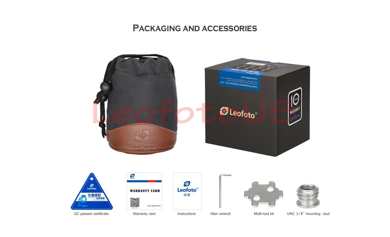 【US Dealer】Leofoto LH-40 Camouflage Ball Head with Quick Release Plate and CASE
