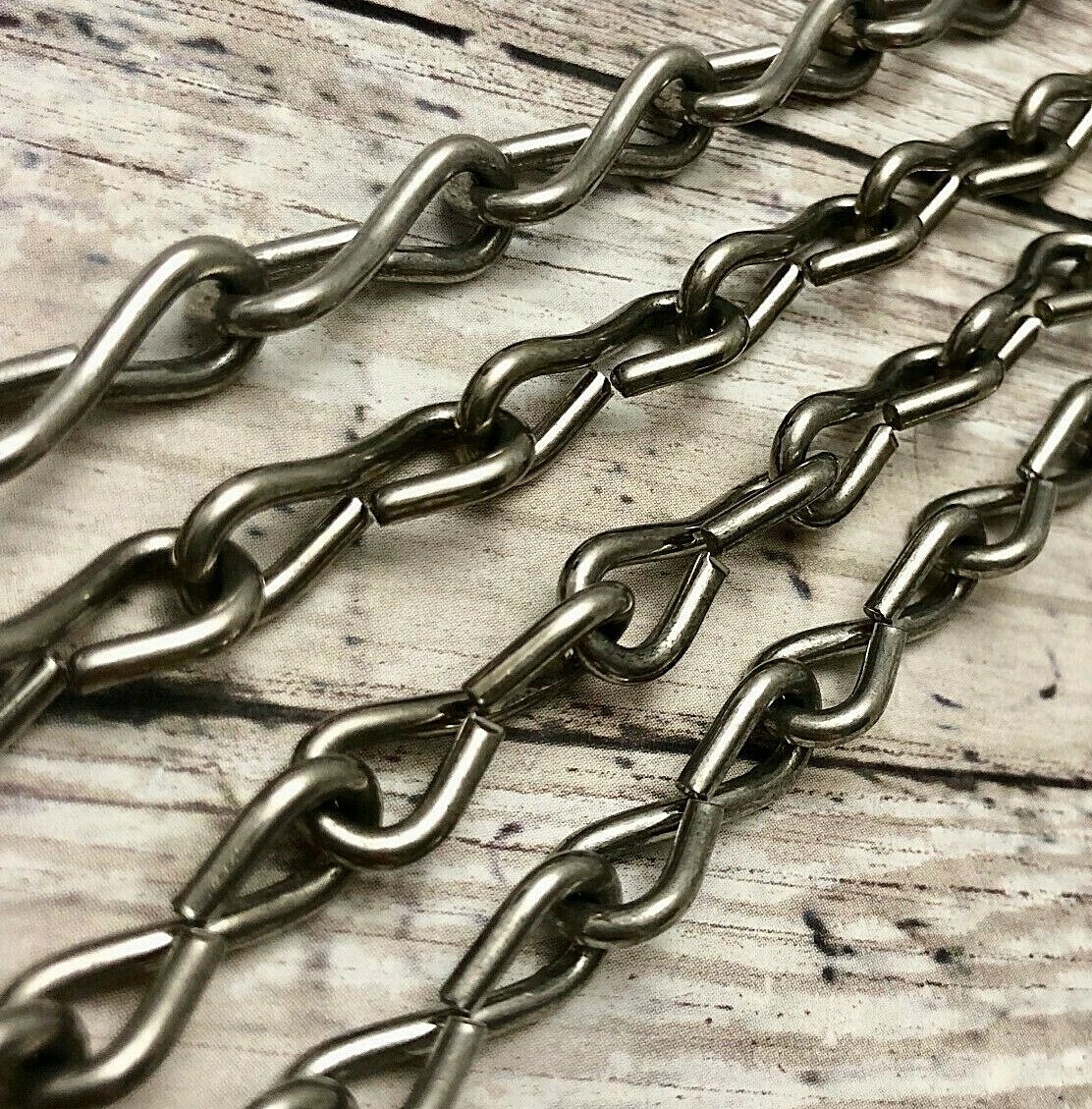 Vintage Dull Silver Infinity Chain (Sold By The Foot) 8x21mm