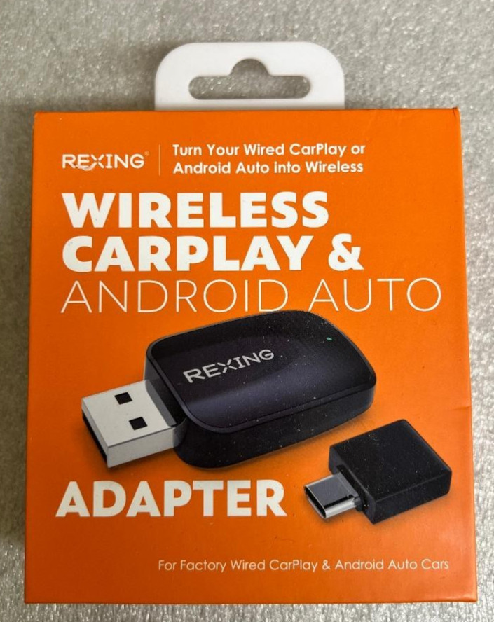 Rexing - CPW-42 Wireless - Apple CarPlay & Android Auto Adapter