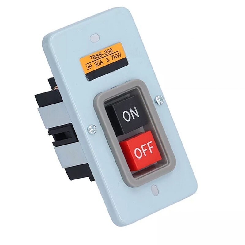 Power Impound Switch For TBSS-330 3P 30A 3.7KW Stop ON/OFF Push Button-Switch