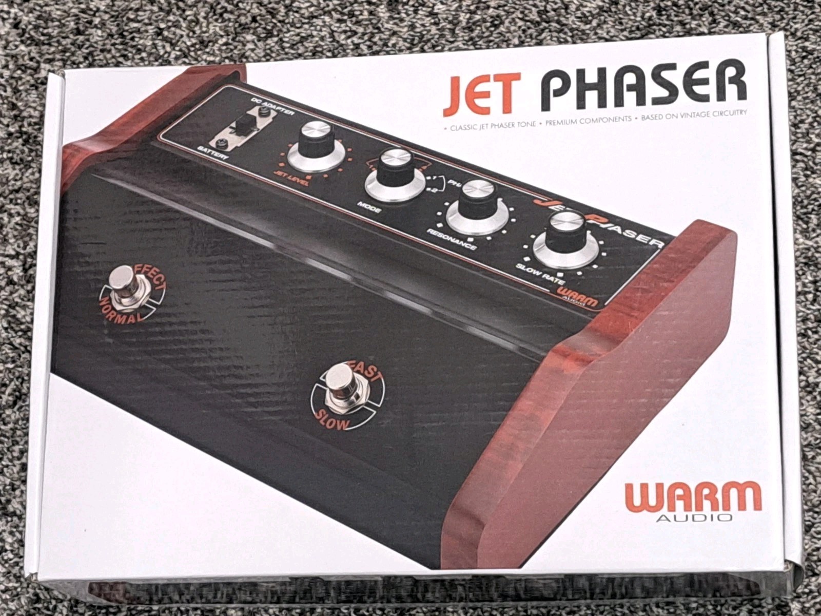WARM AUDIO JET PHASE SHIFTER & FUZZ PHASER ( NEW )