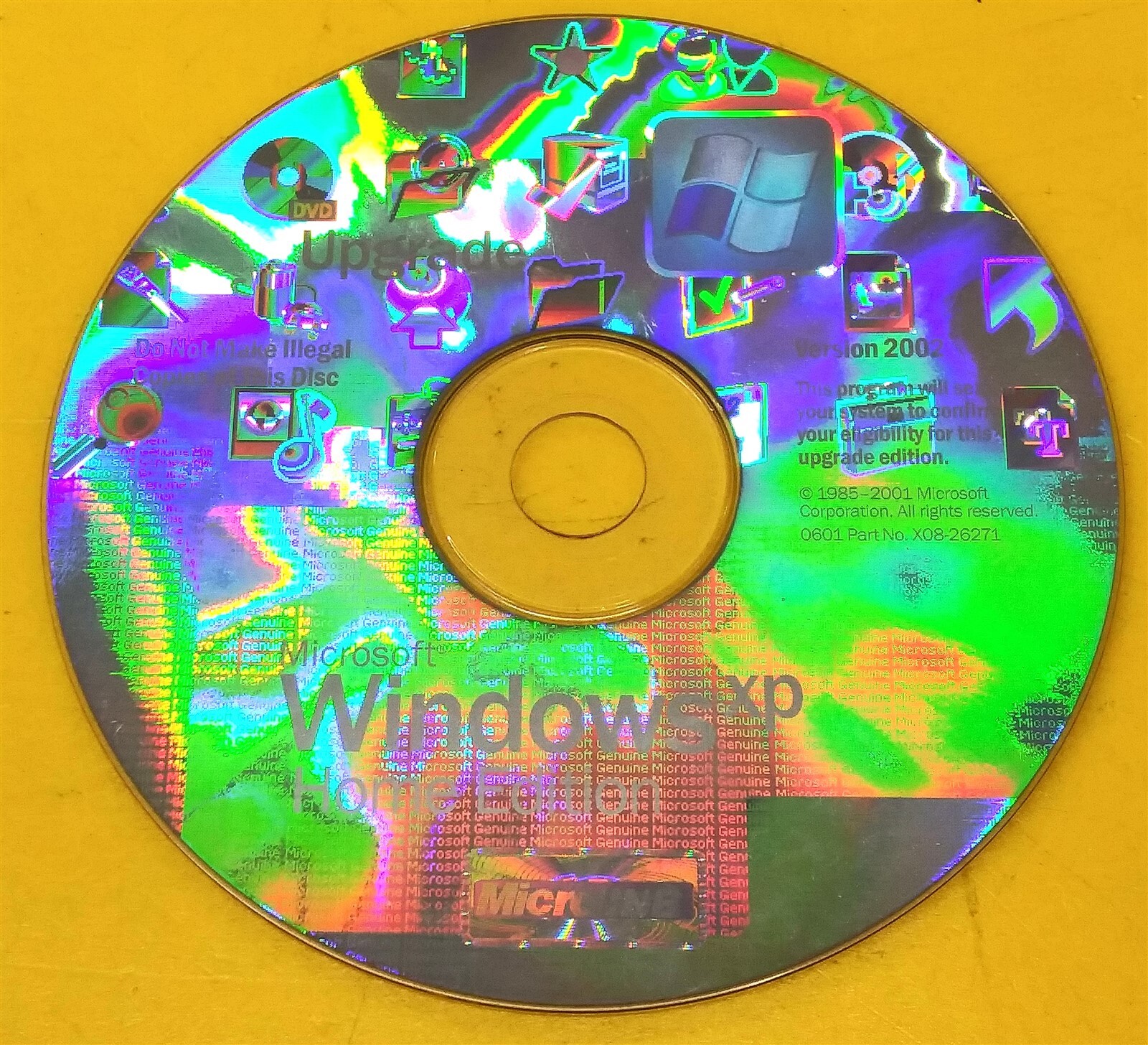 ⭐️⭐️⭐️⭐️⭐️ PC Software Windows XP Home Edition Upgrade 2002 CD Disc