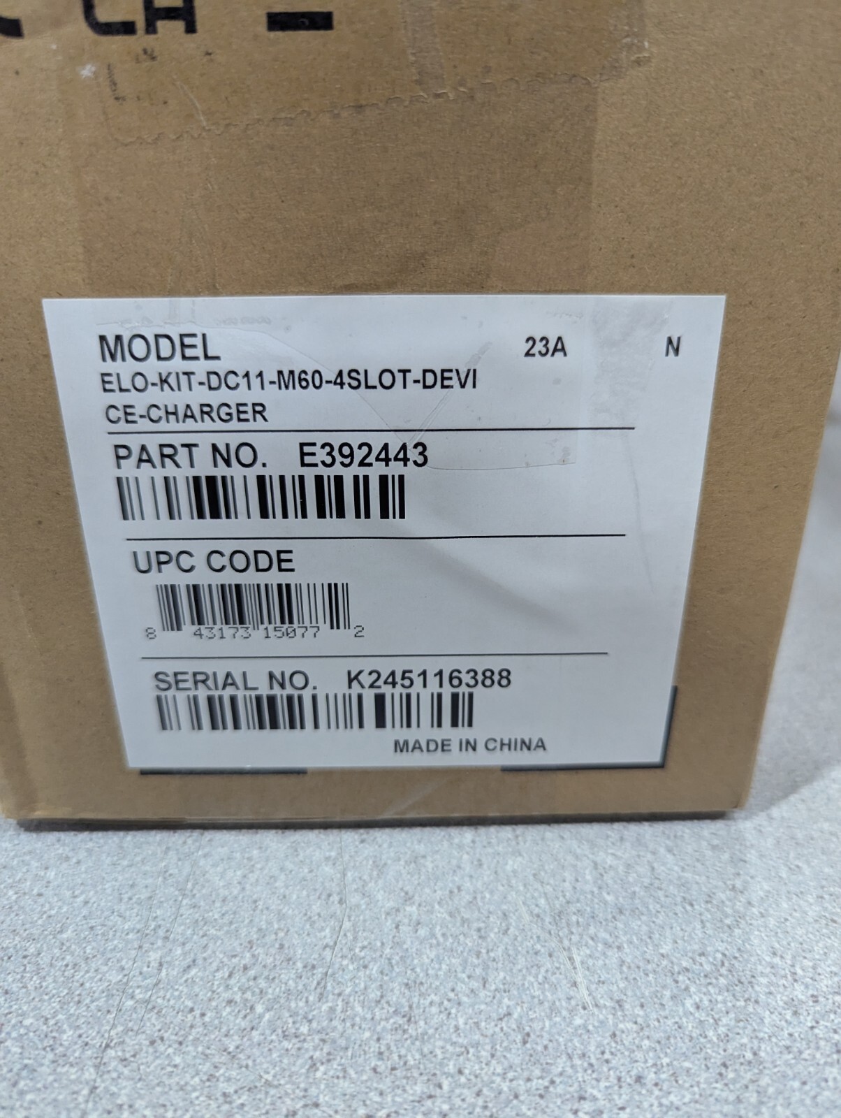 Elo Touch Solutions - E392443 - Elo DC11 4 Slot Device Charger - Docking -