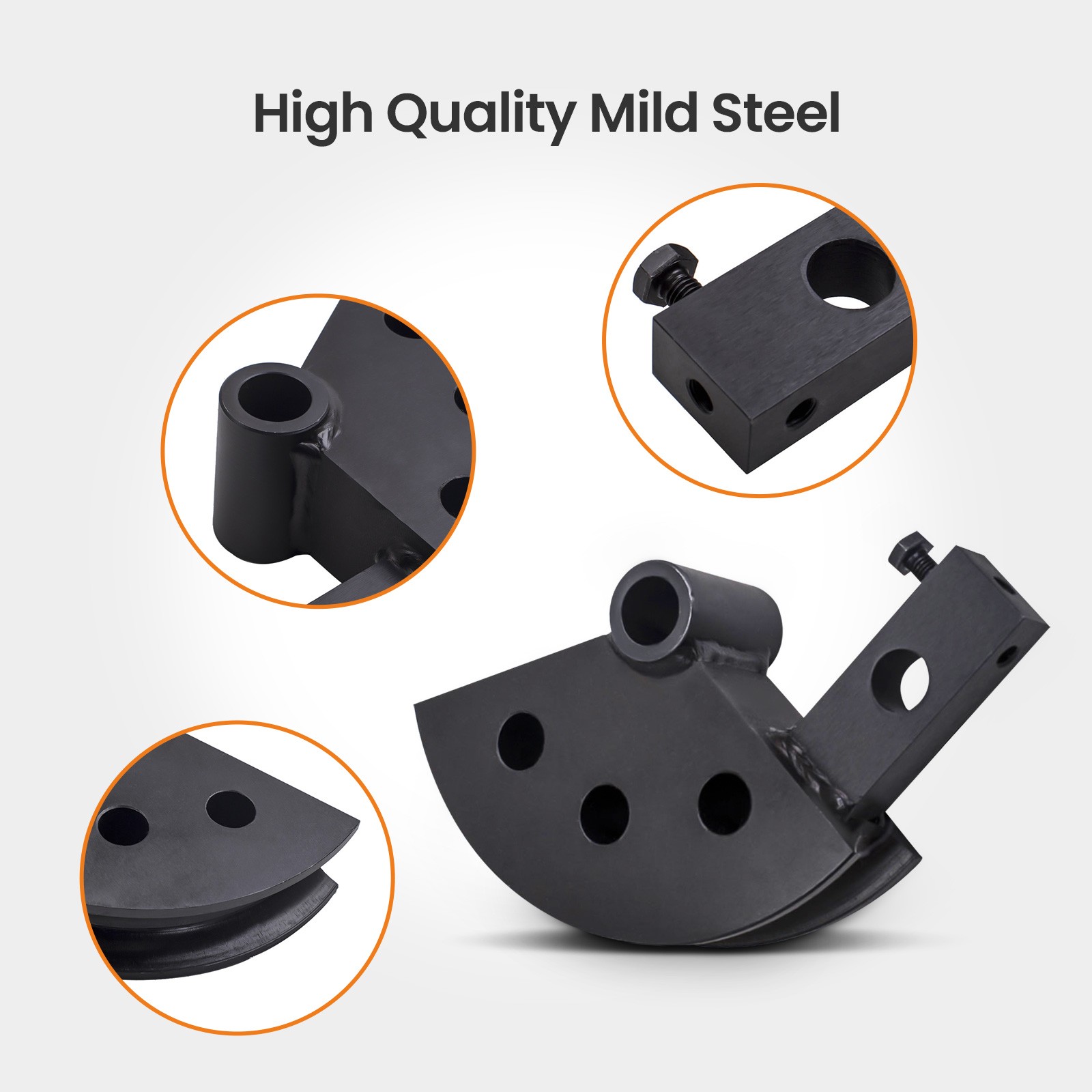 1 Set Bender Fit For Die 1.5 inch Round Tubing 5 inch Fan-shaped block welding