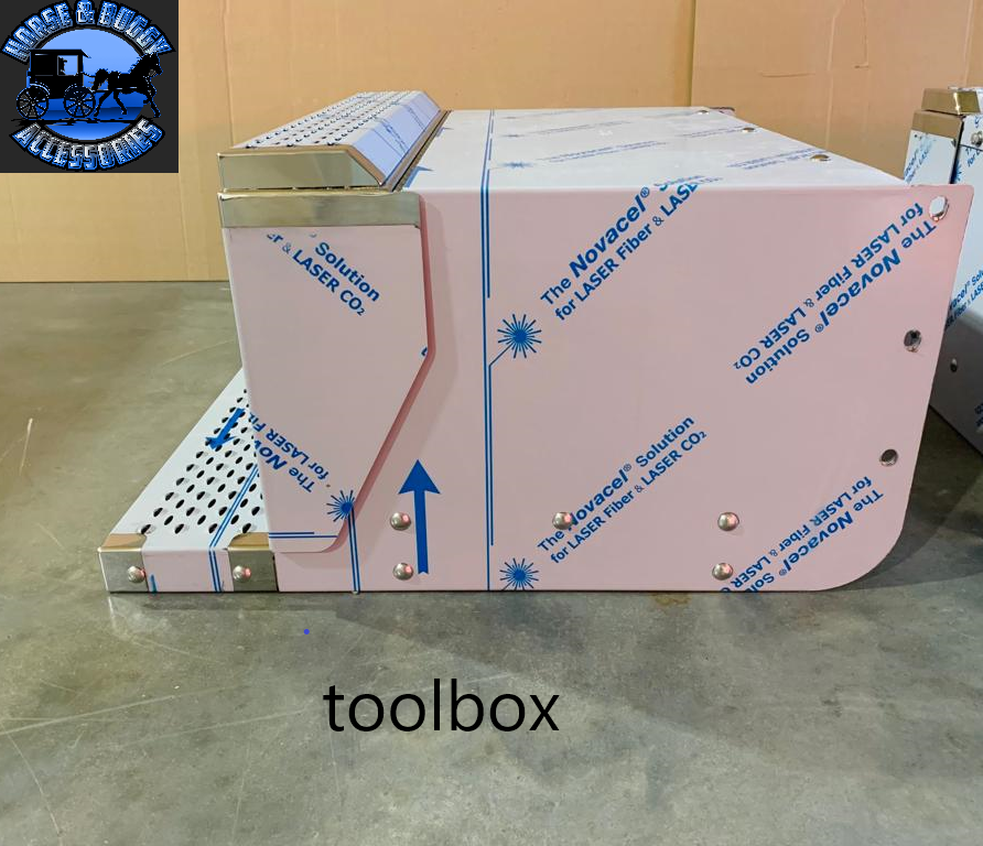 trux Peterbilt 304 stainless battery step box 359 379 389 drivers side tp-1667