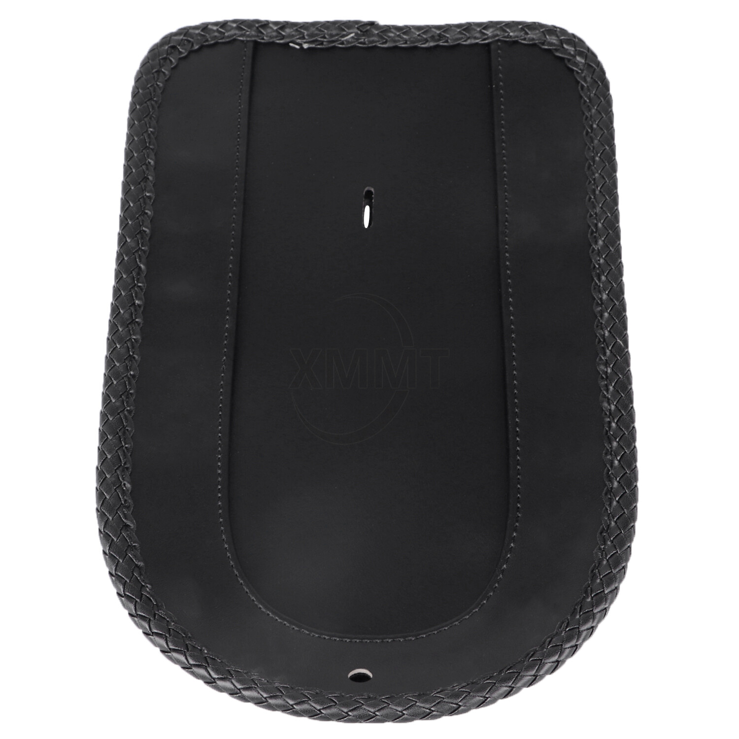 Black Rear PU Fender Bib Solo Seat for Harley Fatboy EFI FLSTFI FLSTF Softail