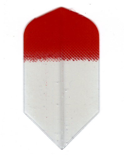 Amerithon - The Best Dart Flights-1 RED Tint to Clear Amerithon Slim Set