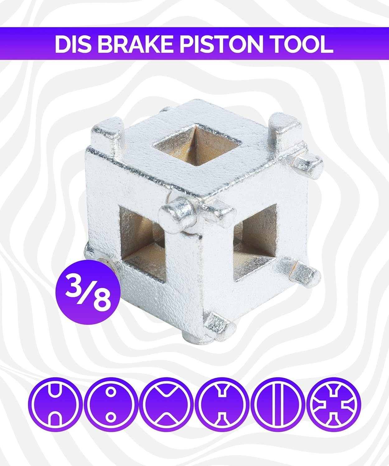 Brake Caliper Compression Tool,Car Rear Disc Brake Piston Tool,Car Accessories C