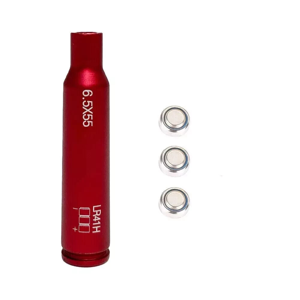 Red Cartridge Laser Bore sighter 6.5x55 mm Bore Sighter