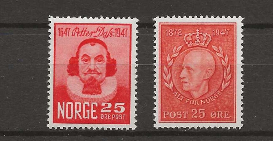 Norway 1945 NK 370-71 MNH