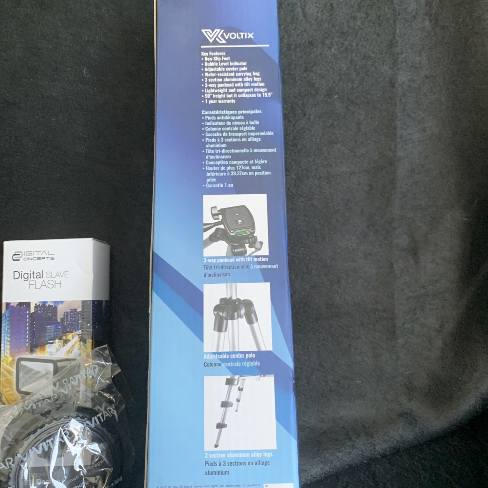 Camera Accessory Bundle Vivitar, Digital slave, and Voltix