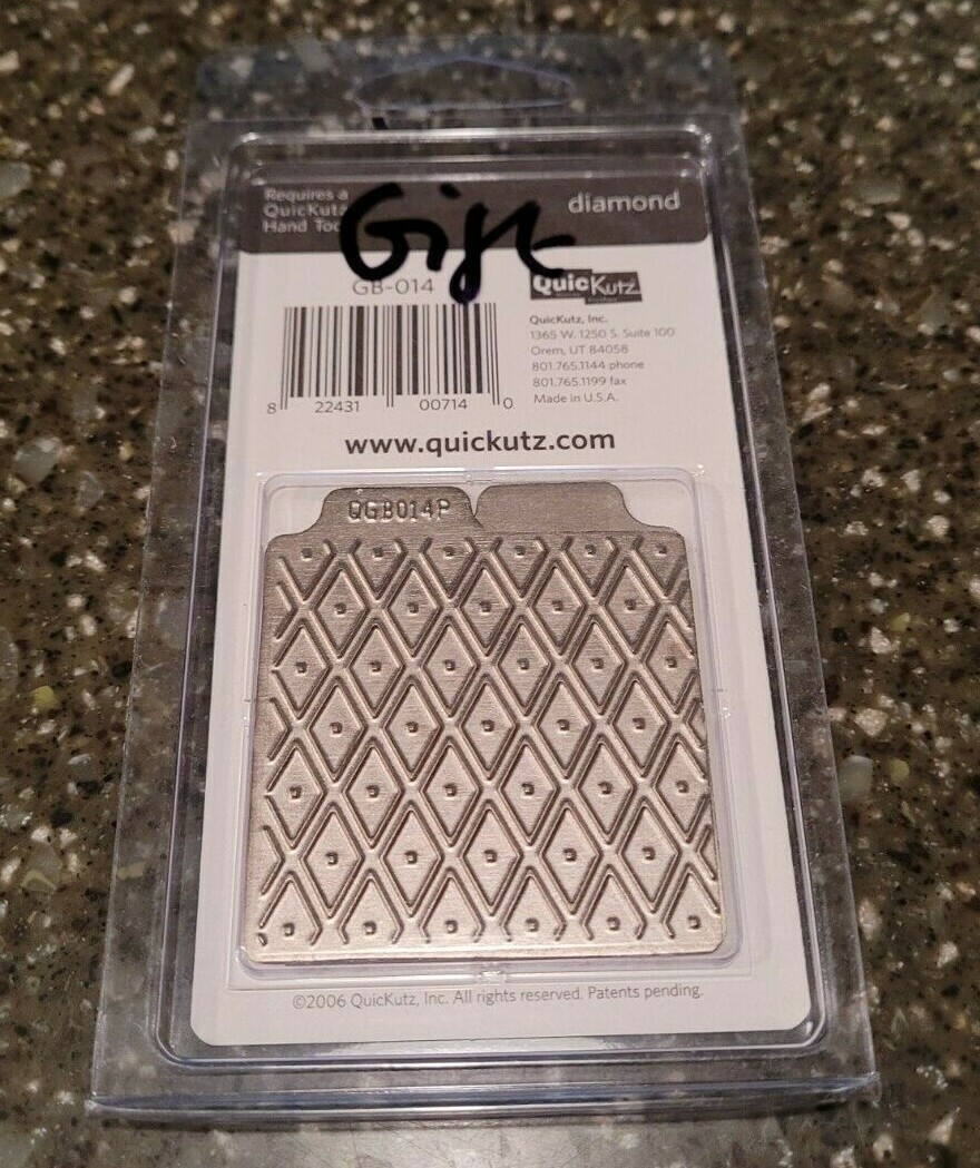 QuicKutz Diamond Goose Bumpz Embossing Die Quick Kutz GB-014