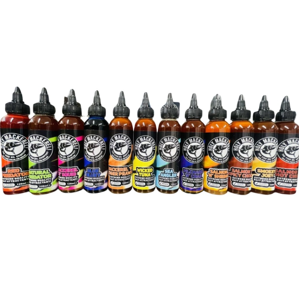 Holy Mackerel Oil Fish Scent Bait Attractant Rubby Dubby Saltwater Freshwater