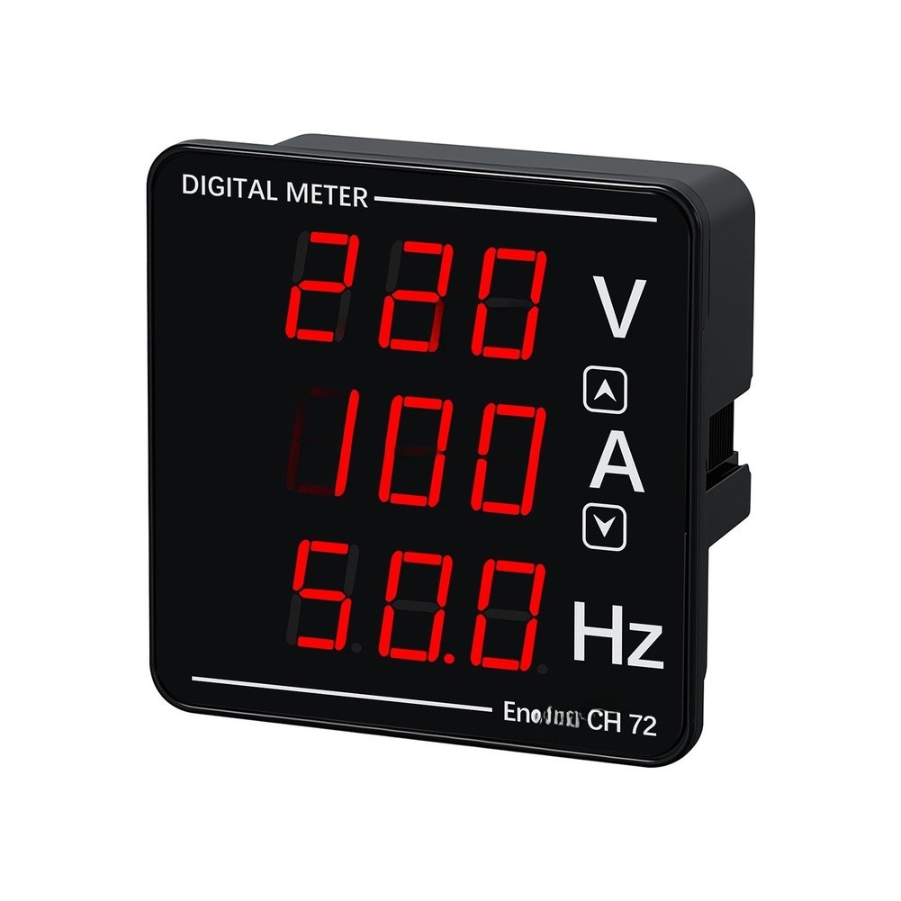 CH72 Digital Display Meter for AC Voltage for current Frequency 72 by 72mm Panel
