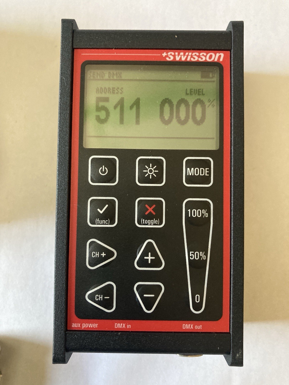 SWISSON DMX TESTER TOOL POUCH AND ADAPTERS DMX512
