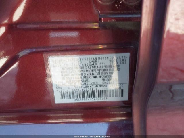 SENTRA 2021 Glove Box 4943851