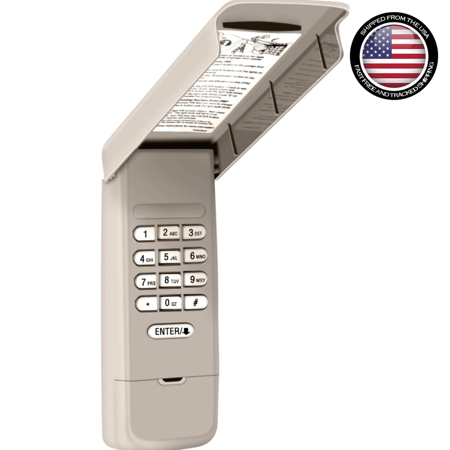 Sears Craftsman Universal Garage Door Opener Keypad CMXZDCG440 Wireless, 3Yea...