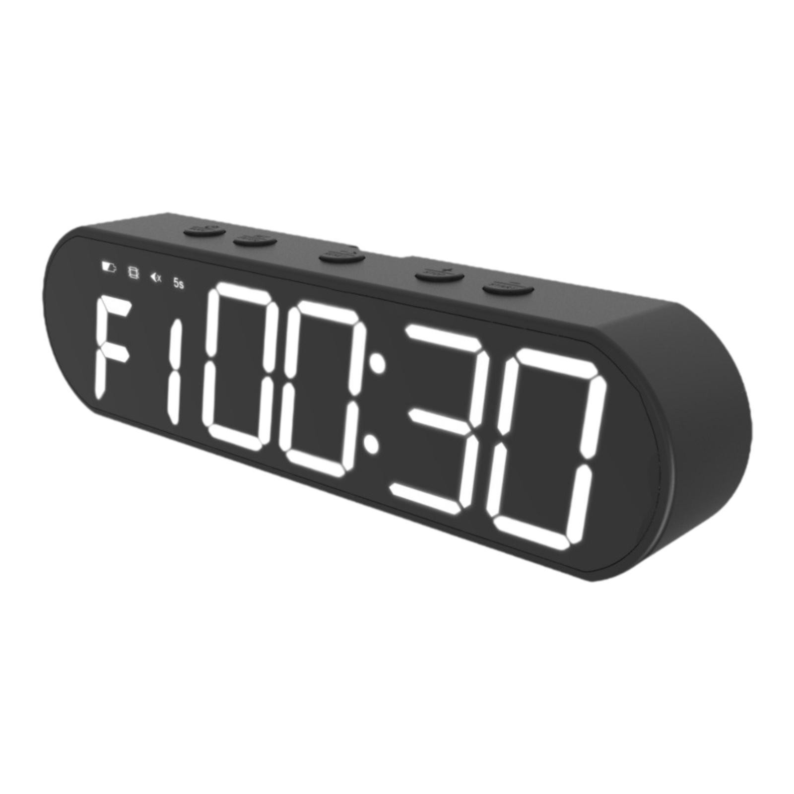 Fitness Timer LED Interval Timer Stable Adjustable Volume Stay Focused Sturdy