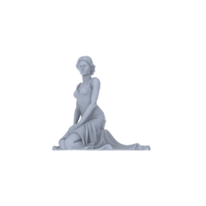 MRY-SFW 1/87 Wedding Gown Women 6-Figure Set, Bridal Banquet, DIY Paintingation