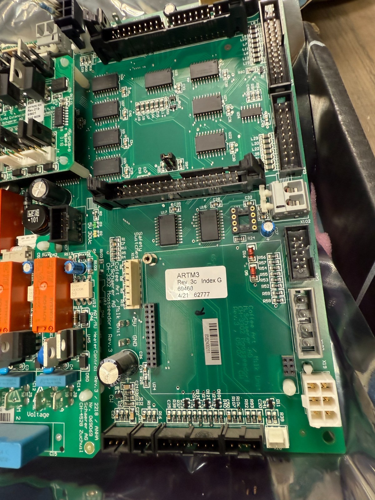 Schaerer Touch IT Series Main Controller Motherboard - ARTM3 UNTESTED READ