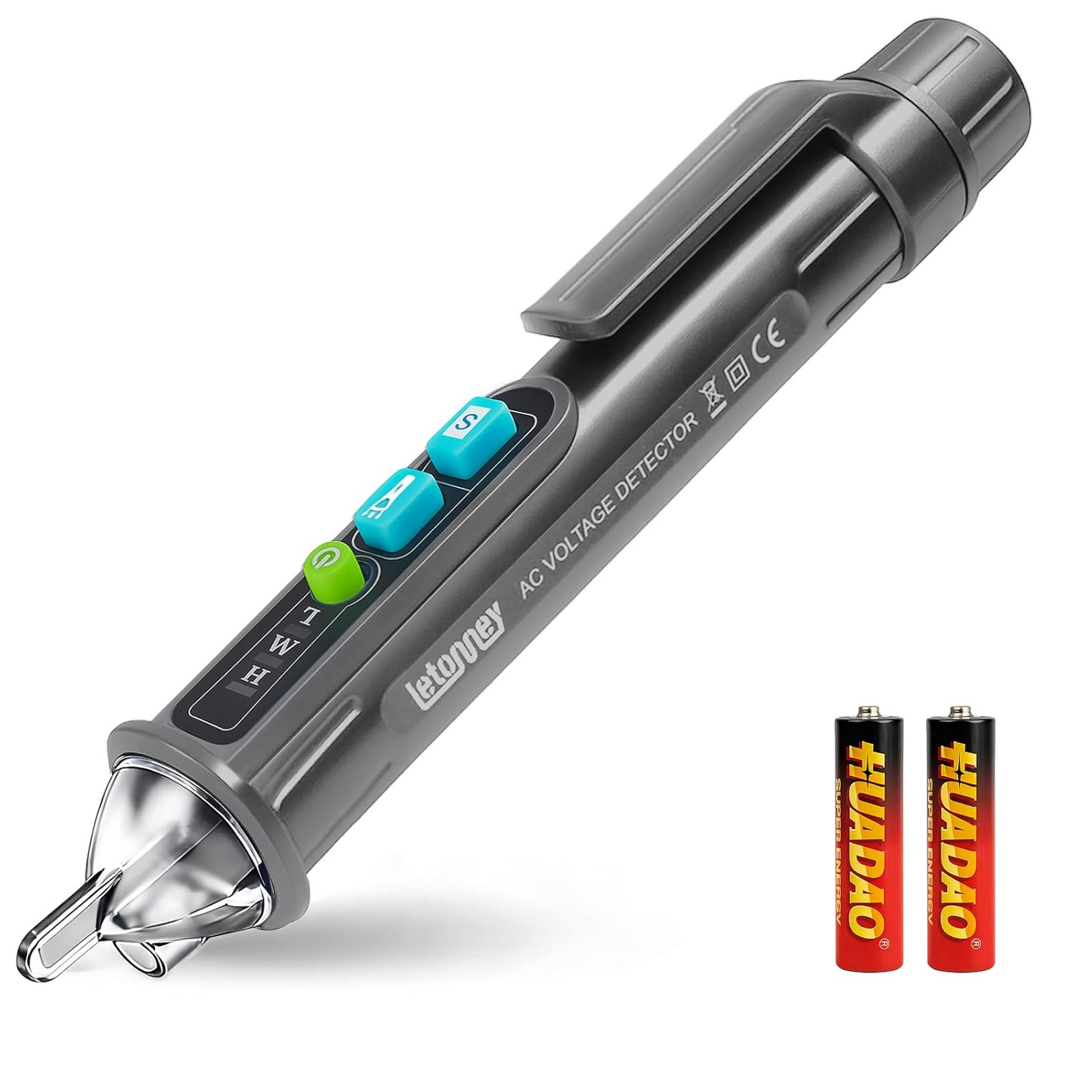 Non-Contact Voltage Tester Outlet Tester with LED Flashlight & Buzzer