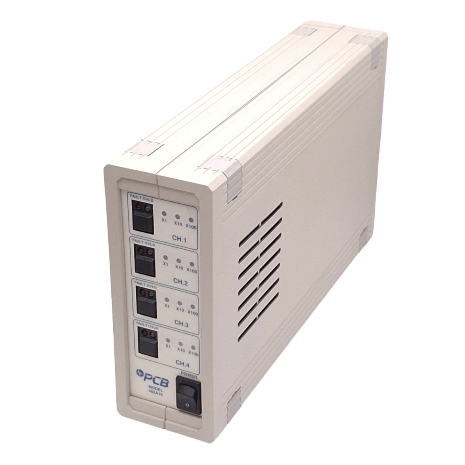 PCB Piezotronics 482A16 ICP Sensor Signal Conditioner, 4-Channel, 105-125VAC