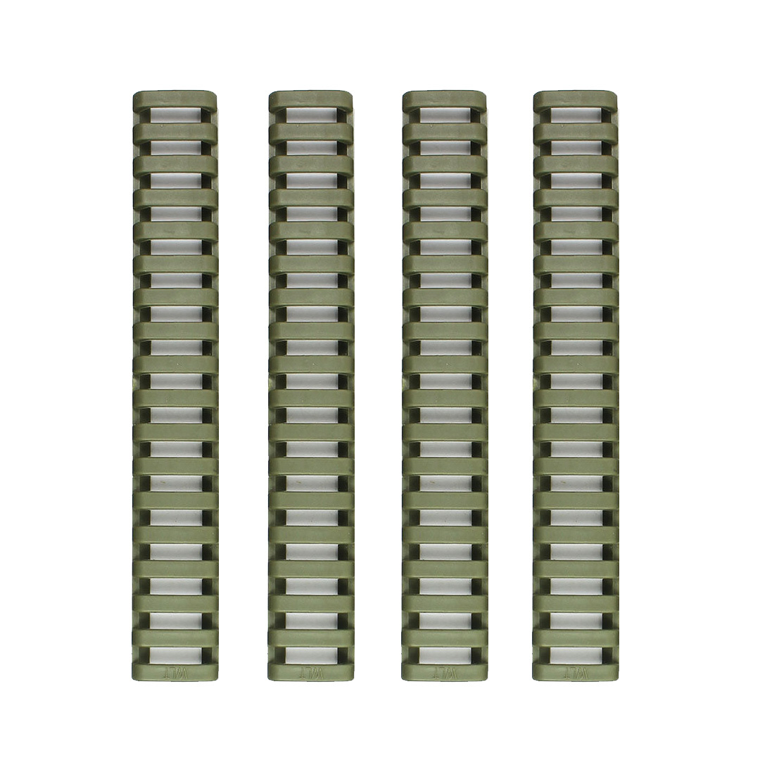 4 Heat Resistant Rifle Weaver Picatinny Ladder Rail Cover / OD GREEN