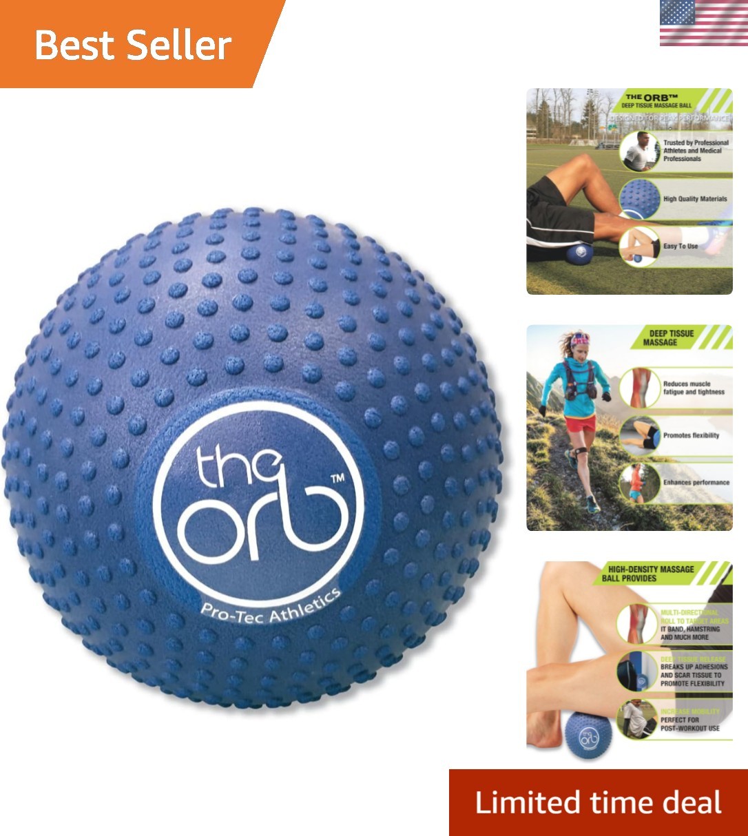 Orb Massage Balls, Vary in Size and Color, Deep Tissue Massage, Muscle Relief...