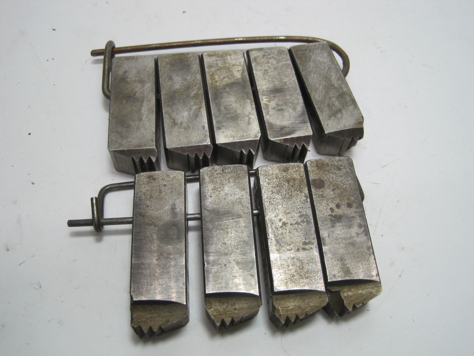 RIDGID 4-P 3 1/2"  & 4" Alloy Pipe Threader Dies PARTIAL SETS