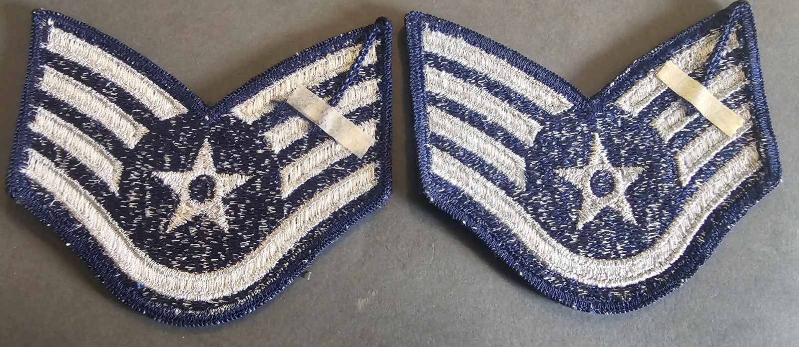 Vintage US Air Force Staff Sergeant Rank Patch Insignia E-5 E5 USAF - Used- SM