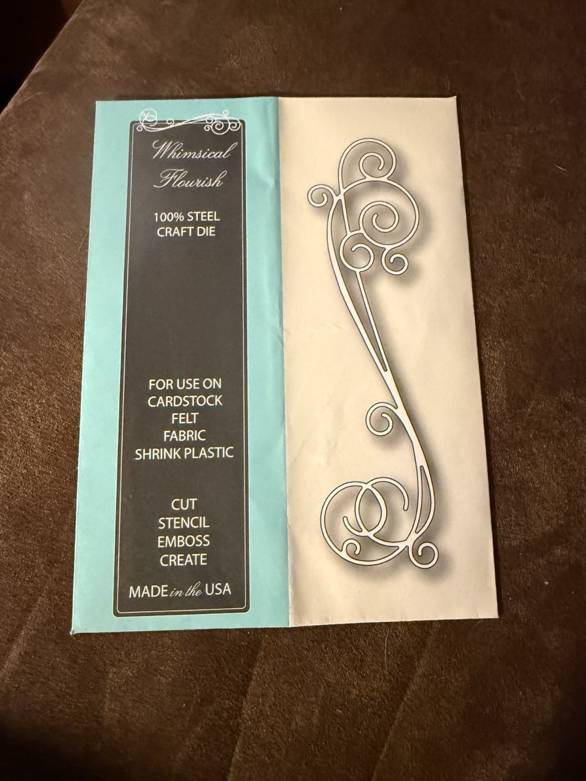 2012 Memory Box Whimsical Flourish Craft Die 98373