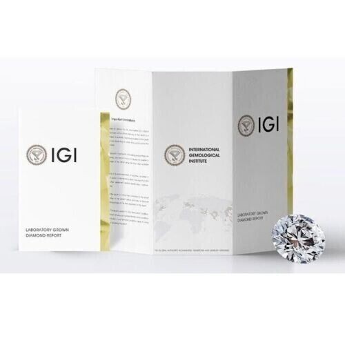 2 Ct Emerald Cut Lab Grown Diamond Ring IGI Certified 14k White Gold Wedding